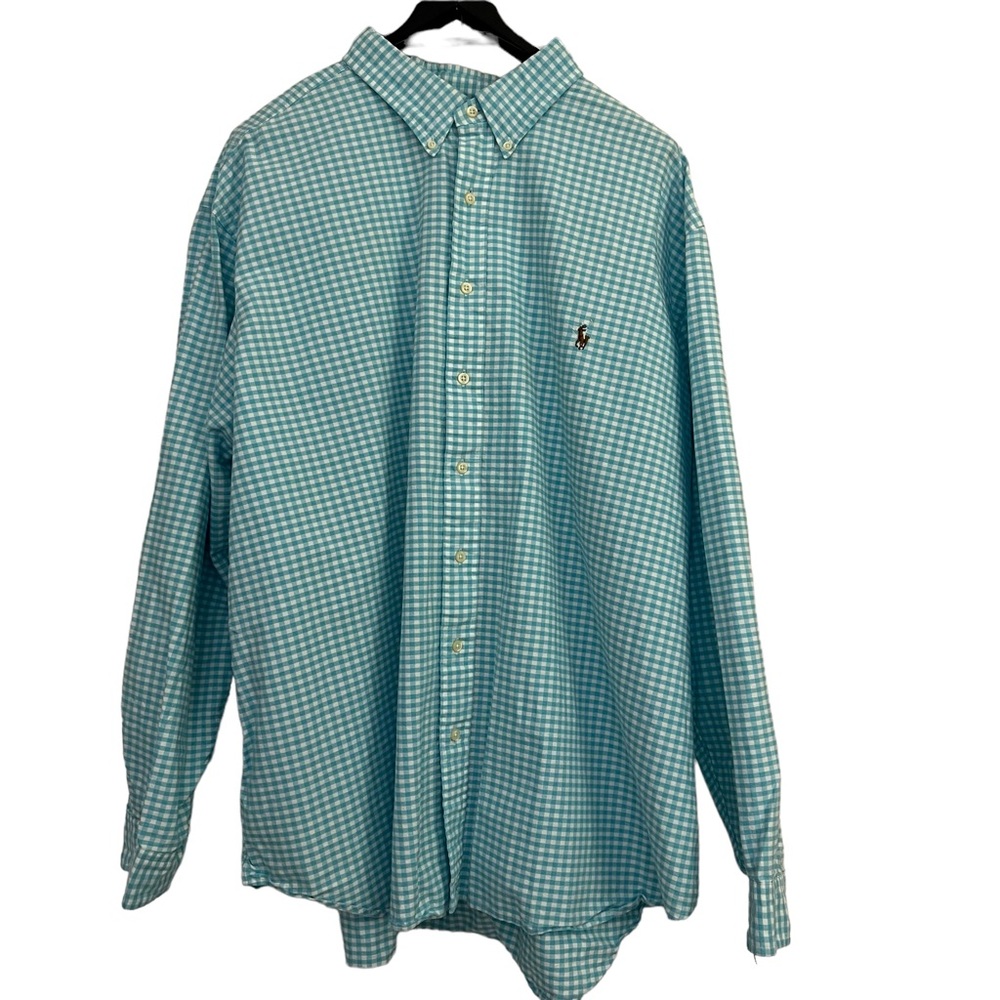 Ralph Lauren Blue Label 3XB, Button Down, Classic Fit,‎ Long Sleeve Dress Shirt.